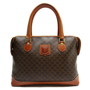 Celine handbag brown Macadam coated canvas